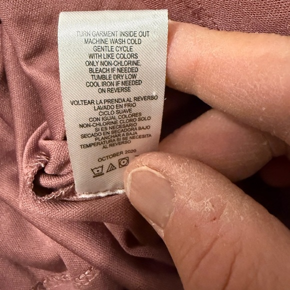 Mimi Chica Smocked Surplice Mini Dress XL Mauve - Picture 6 of 7